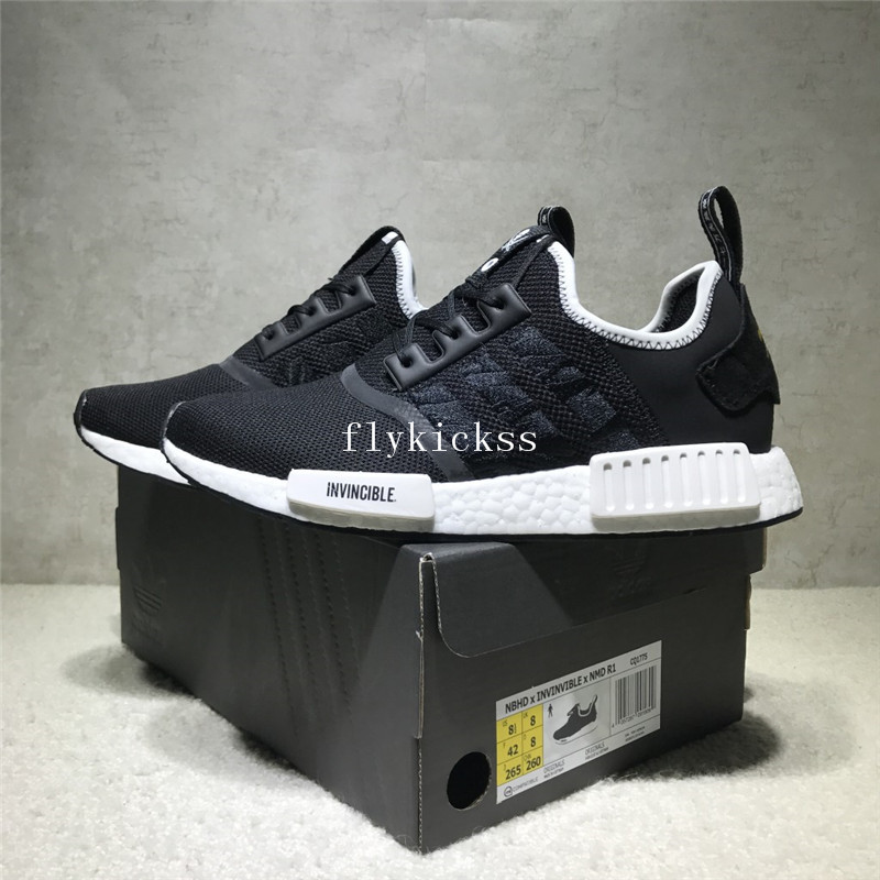 Neighborhood Invincible XAdidas NMD XR1 Black Real Boost